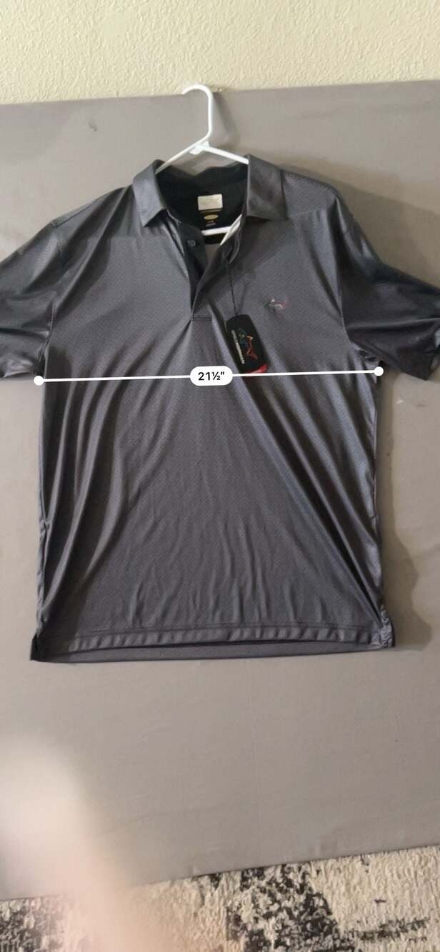 Greg Norman Men's Play Dry Short Sleeve Performance Golf Polo - Picture 4 of 5